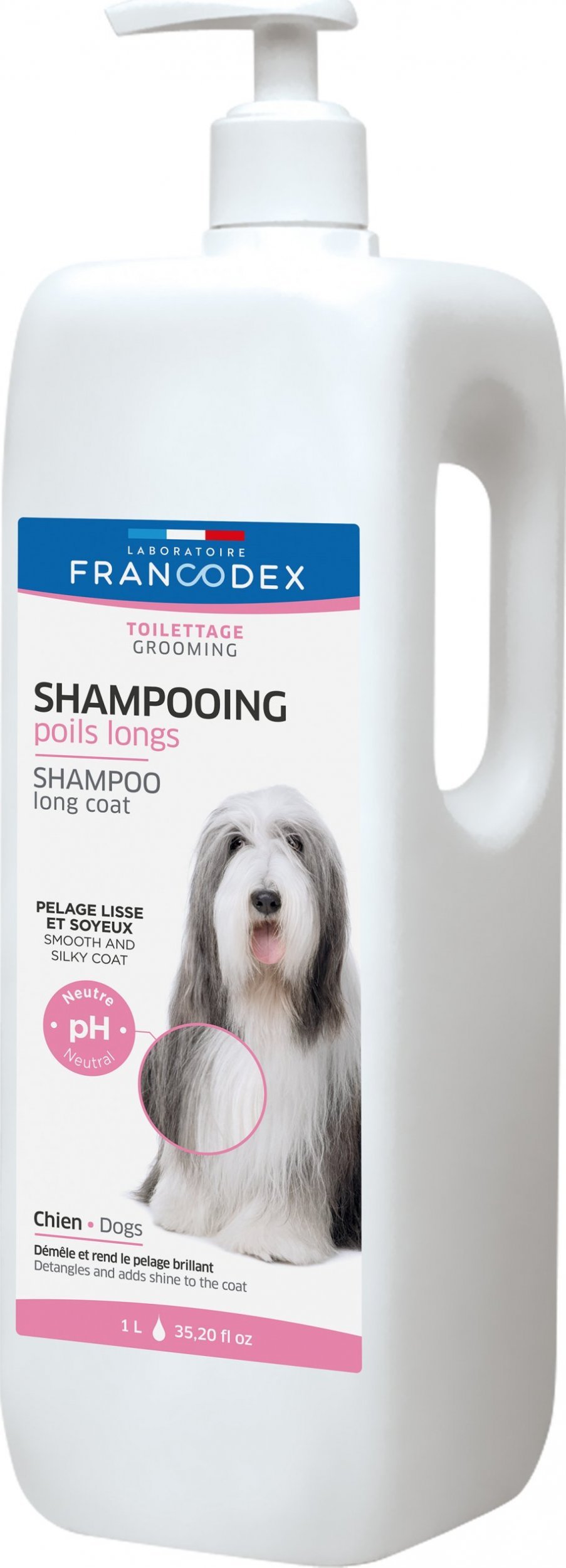 Șampon Francodex pentru păr lung - 1 l