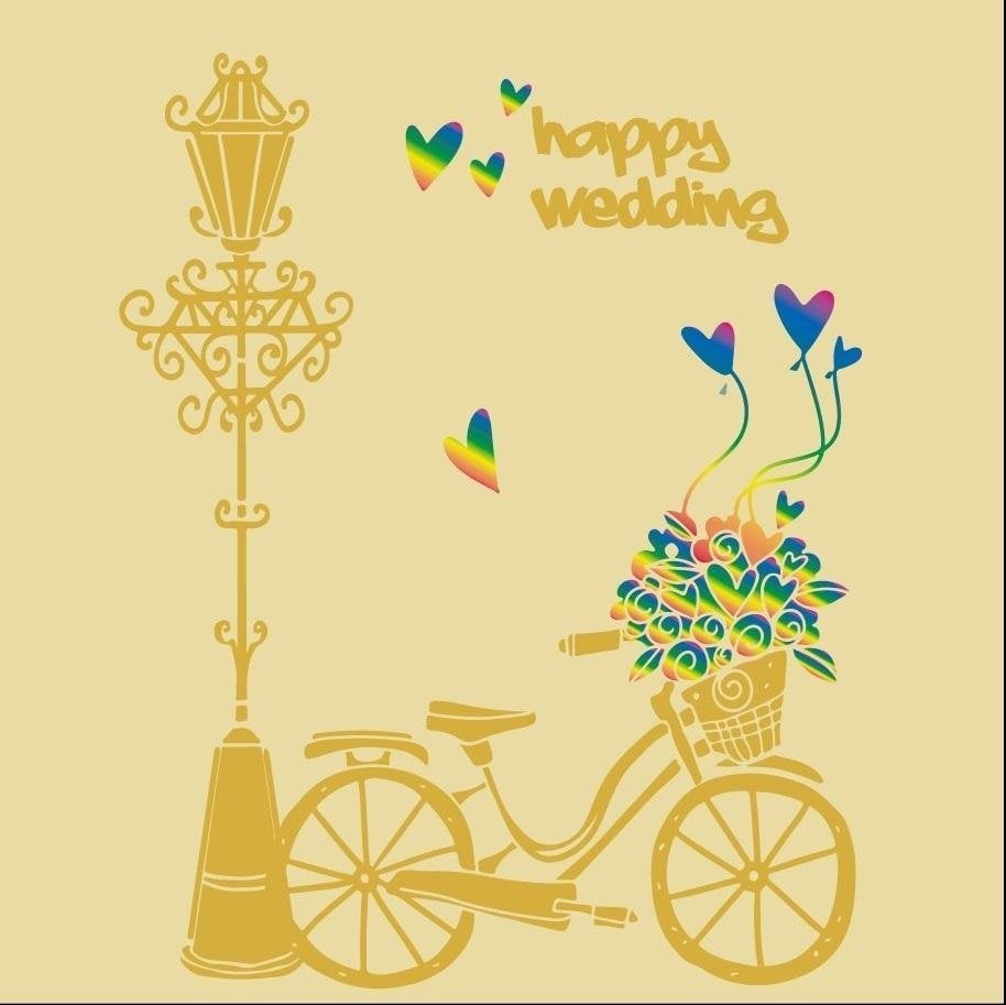 Fresh Pass pătrat MN-19012434 Bicicletă de nuntă