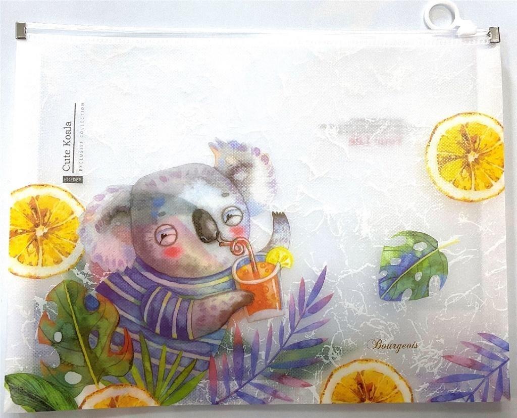 Folder Fresh A4+ cu fermoar din plastic Koala FRESH