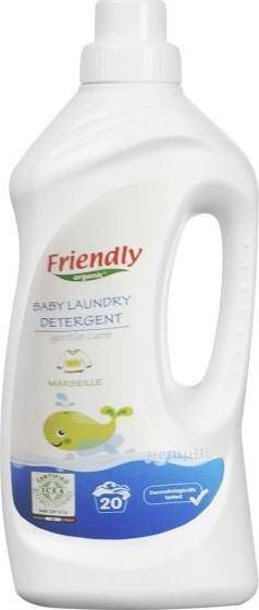 Detergenti speciali rufe - Friendly Organic Friendly Organic, lichid pentru spalat rufele copiilor, 1L, sapun de Marsilia