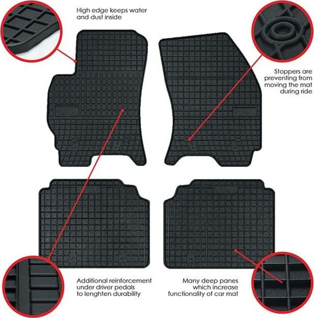 Frogum DYWANIKI GUMOWE CITROEN C4 PICASSO 2006-