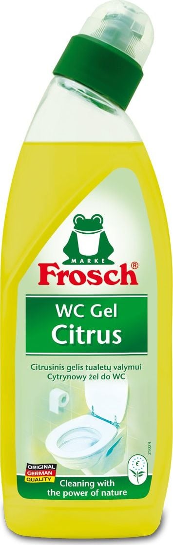 Gel lichid pentru toaleta Frosch EKO, Extract de lamaie, 750 ml