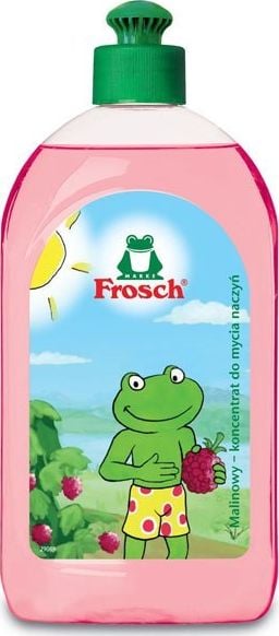 Detergent de vase ecologic Frosch, Zmeura, 500 ml