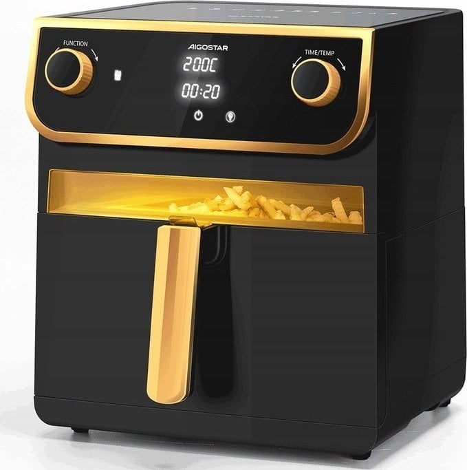 Frytkownica Aigostar Air Fryer LED display, with viewing window 8L （offline）VDE/Pioneer AF6000