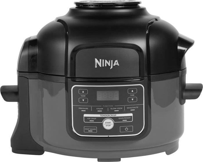 Friteuze - Friteuza Ninja NINJA OP100EU Food Mini Hot Air este un dispozitiv compact care utilizeaza aerul cald pentru a prepara alimente crocante si delicioase, fara a fi necesar uleiul. Aceasta friteuza Ninja dispune de tehnologia avansata Ninja Air Fryer car