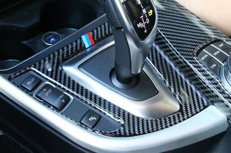 Furnir MTuning Carbon al panoului schimbătorului de viteze BMW Seria 3 GT