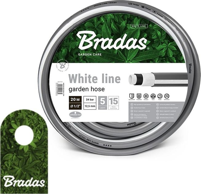 Furtun de grădină Bradas 3/4 50m WHITE LINE WWL3/450 5 straturi BRADAS 5717