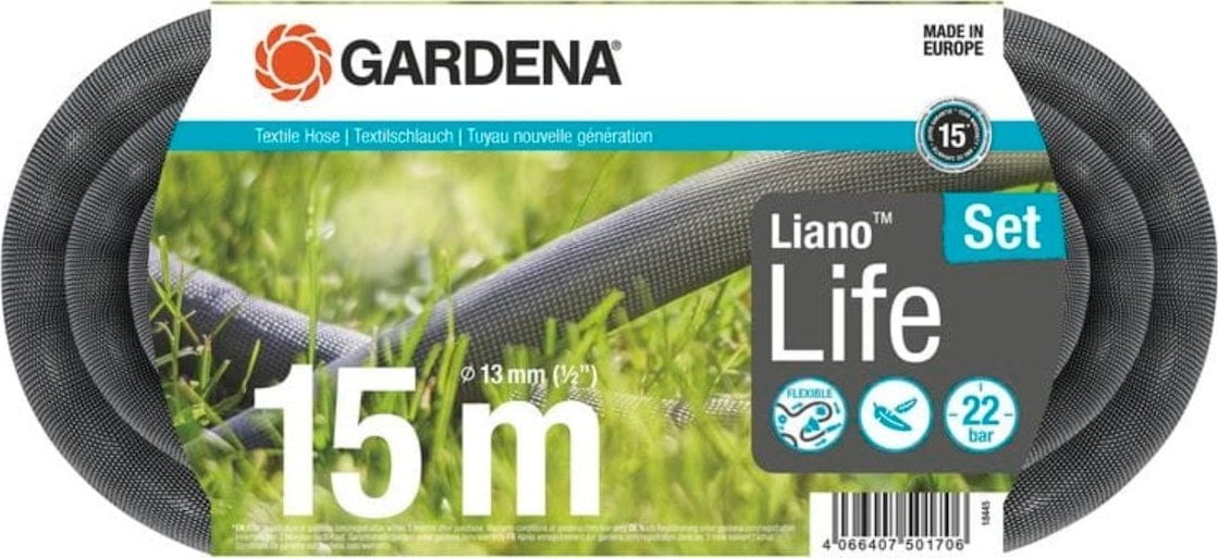 Furtun Textil GARDENA Gardena 18445-20 Liano Life 15m