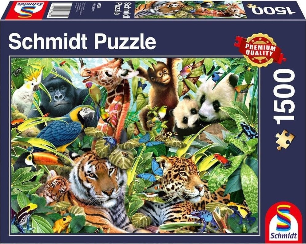 G3 Puzzle 1500 Lumea plină de culoare a animalelor G3