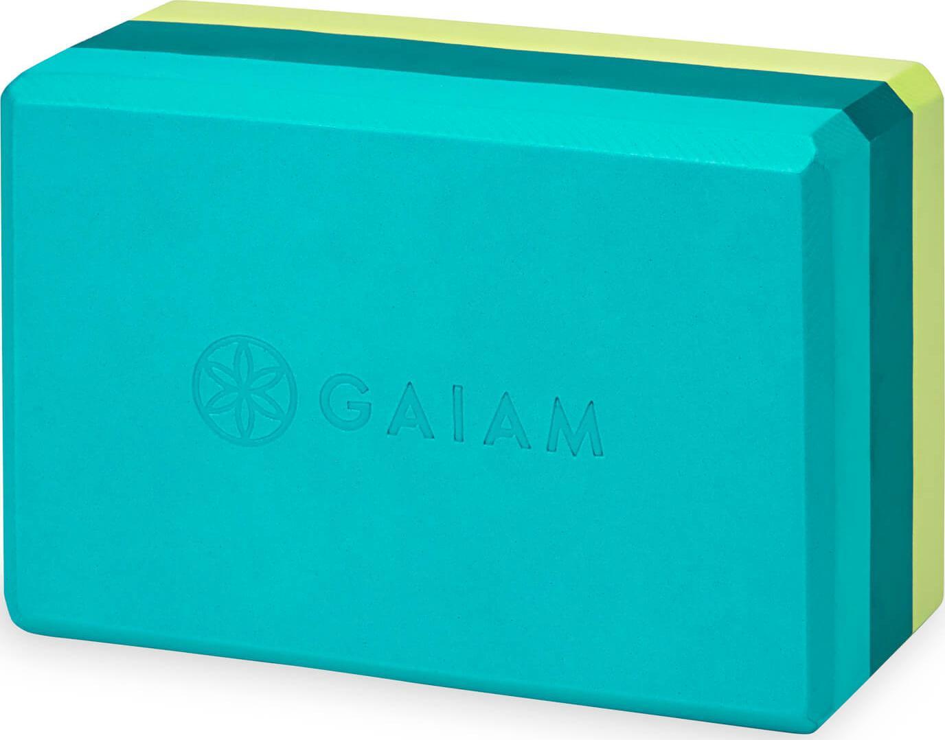 Gaiam GAIAM KOSTKA DO JOGI Z PIANKI TEAL TONAL TRI 62207