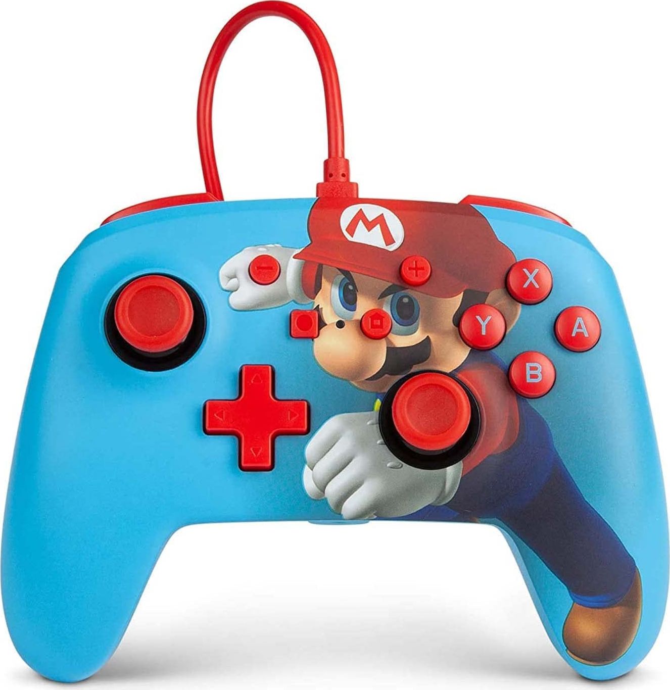 Gamepad cu fir Mario Punch PowerA (1518605-01)