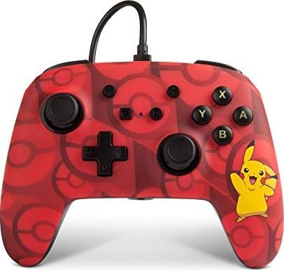 Gamepad cu fir PowerA Pikachu (1513777-01)