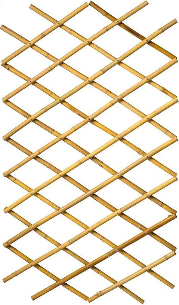 Gard de gradina, Nature, Lemn de bambus, 100 x 200 cm, Maro, model 6040722