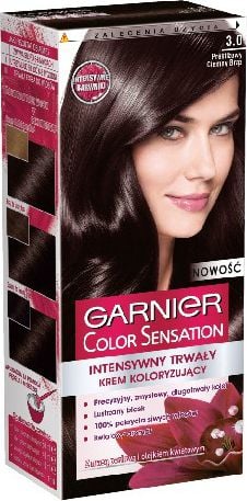 Garnier Color Sensation Krem koloryzujÄ…cy 3.0 Prestig Brown- PrestiÅ¼owy ciemny brÄ…z