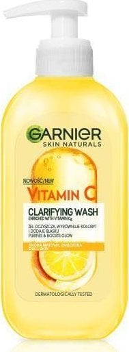 Garnier Garnier Skin Naturals Vitamina C Gel de curățare Vitamina Cg și Citrice - pentru ten plictisitor și obosit 200 ml