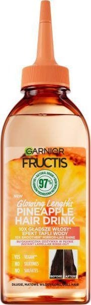 Garnier Hair Drink Instant Lamellarna Balsam lichid pentru păr lung și plictisitor - Ananas 200ml