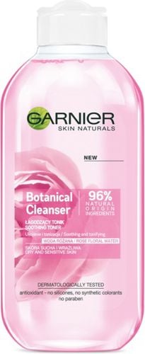 Toner facial Garnier, Skin Naturals, Botanical, Rose Water, 200ml