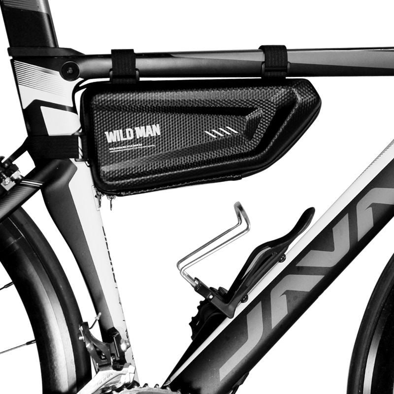 Geanta Bicicleta Impermeabila Pentru Cadru Marime L - Wildman E4 Negru
