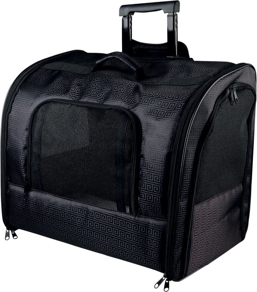 Geanta pentru transport Trixie Trolley 2881, 45x41x31 cm, Negru