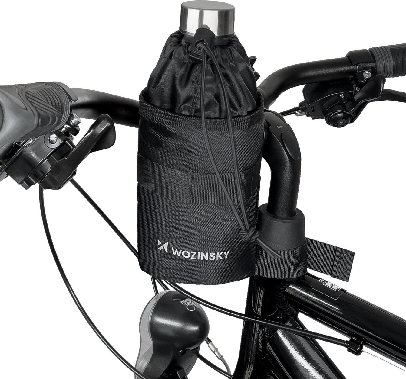 Geantă termică pentru bicicletă Wozinsky Wozinsky pentru sticlă de apă/sticlă neagră (WBB35BK)