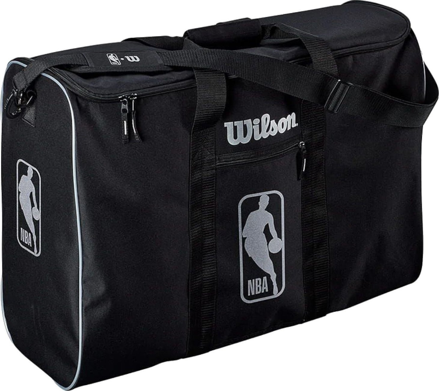 Geanta Wilson Wilson NBA Authentic cu 6 mingi WTBA70000 Negru Mărime unică