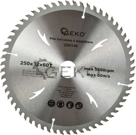 Geko WIDIA 250*32*60z /B... G00146 - G00146