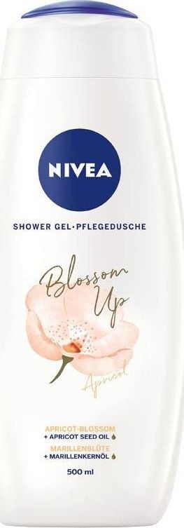 Gel de dus cu caise si ulei natural din samburi de caise, 500 ml, Nivea