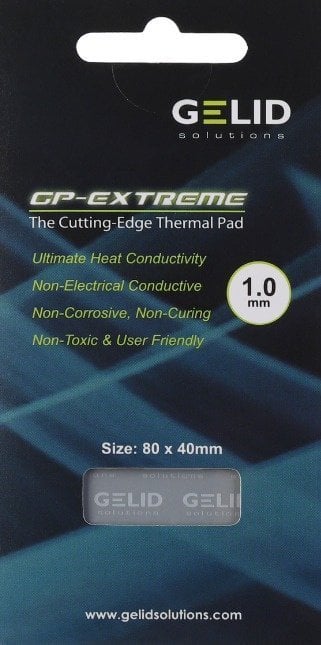 Paste Termice - Pad termic Gelid Gelid Extreme 80x40x1.0mm TP-GP01-B