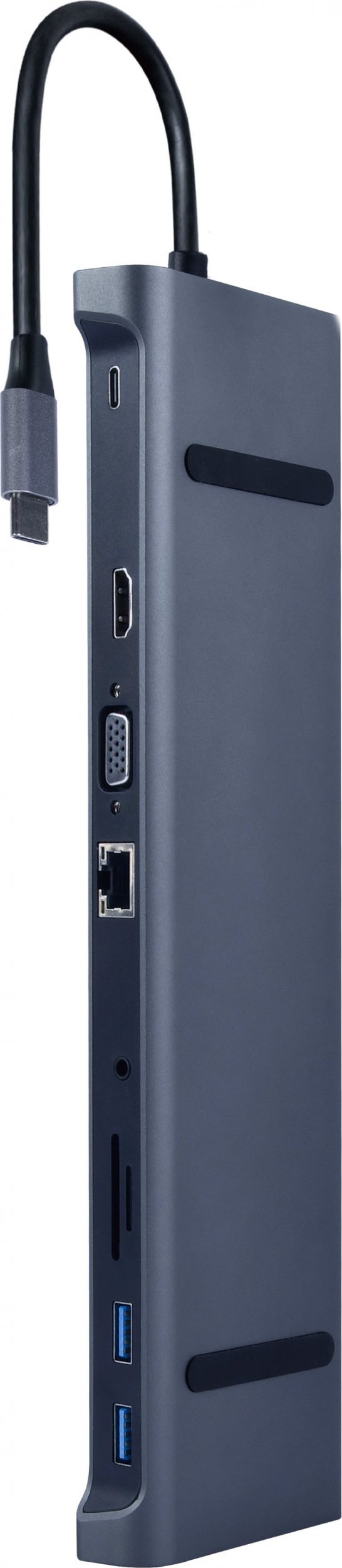 Gembird Hub Station/Replicator USB-C PD GbE VGA HDMI 3xUSB 3.1 Cititor de carduri SD