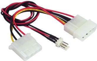 Cablu si adaptor pentru PC Gembird 2XHDD/3PIN ventilator (CC-PSU-5)