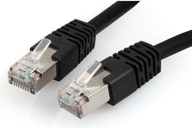 Cordon de corecție Gembird Cat 6, UTP, 3m, negru (PP6U-3M/BK)