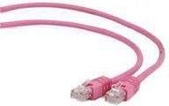 Cablu Patch cord UTP Gembird categoria 5e, 0.5m, roz, PP12-0.5M/RO