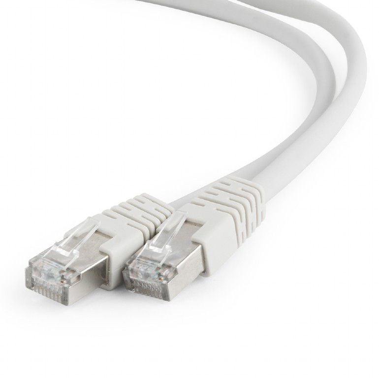 Cablu Patch cord S/FTP Gembird categoria 6a, LSZH, Cupru, 2m, gri, dublu ecranat, PP6A-LSZHCU-2M
