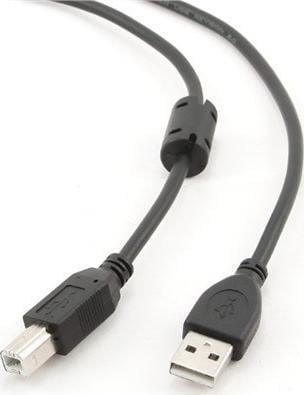 Gembird USB-A - USB-B cablu USB 3 m negru (CCFB-USB2-AMBM-3M)