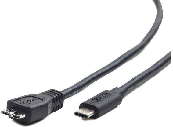 Gembird USB-C - cablu microUSB 1 m negru (CCP-USB3-MBMCM-1M)