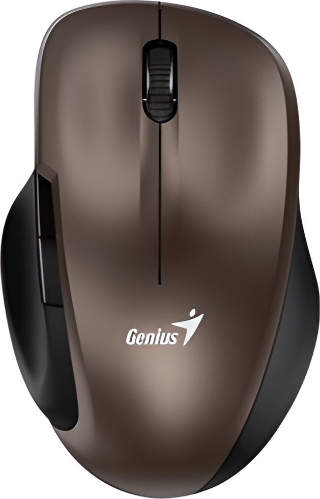 Genius Genius Mouse Ergo 8200S, 1200DPI, 2,4 [GHz], optic, 5fps, fără fir, ciocolată, 1 buc AA, senzor Blue-Eye