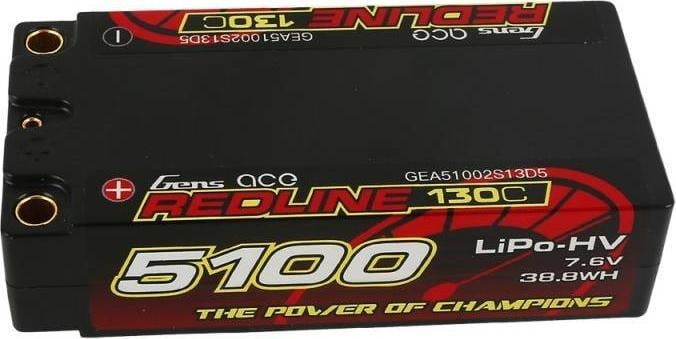 Gens Ace 5100mAh 7.6V 130C „Seria Redline” Gens Ace