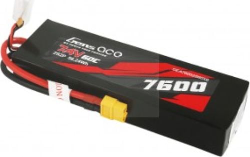 Acumulator Gens Ace 7600mAh 7,4V 60C 2S2P XT60 Material Case