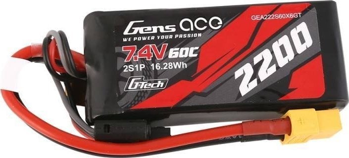 Gens Ace Akumulator GensAce G-Tech LiPo 2200mAh 7.4V 60C 2S1P XT60