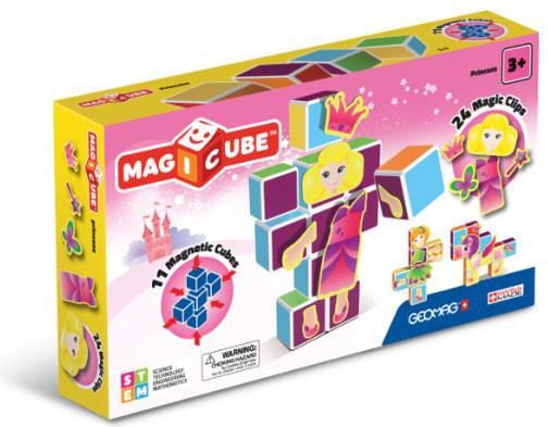 Set de constructie magnetic Geomag, Princess, 11 piese