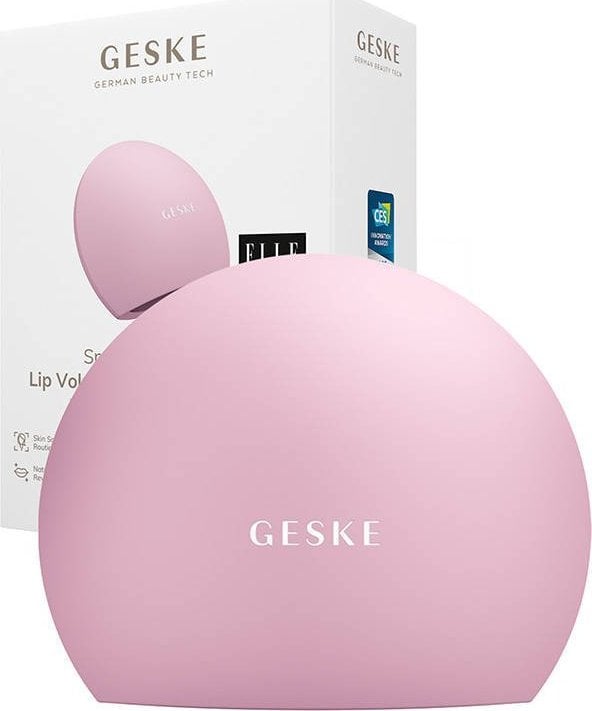 Aparate intretinere si ingrijire corporala - Aparat pentru marirea buzelor din silicon Geske 4 în 1 cu aplicație ,roz