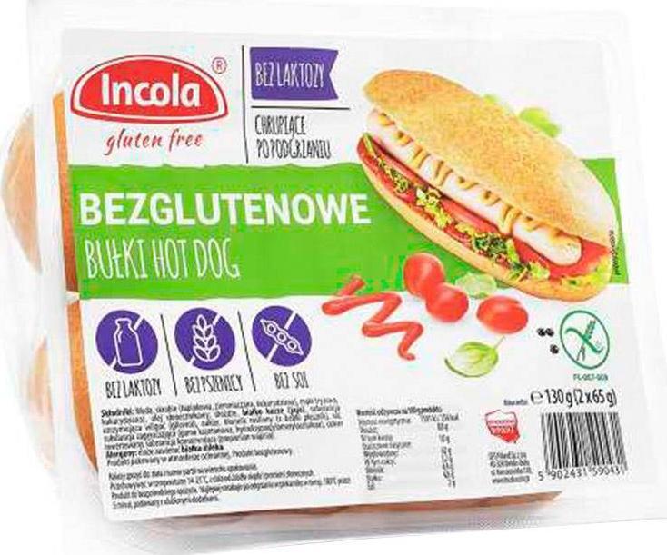 GFS Poland Chifle Hot-Dog Fără Gluten 2 buc 130 g