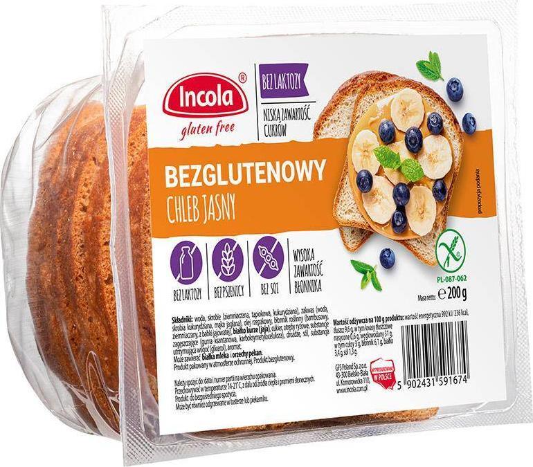 GFS Polonia Pâine ușoară fără gluten 200 g