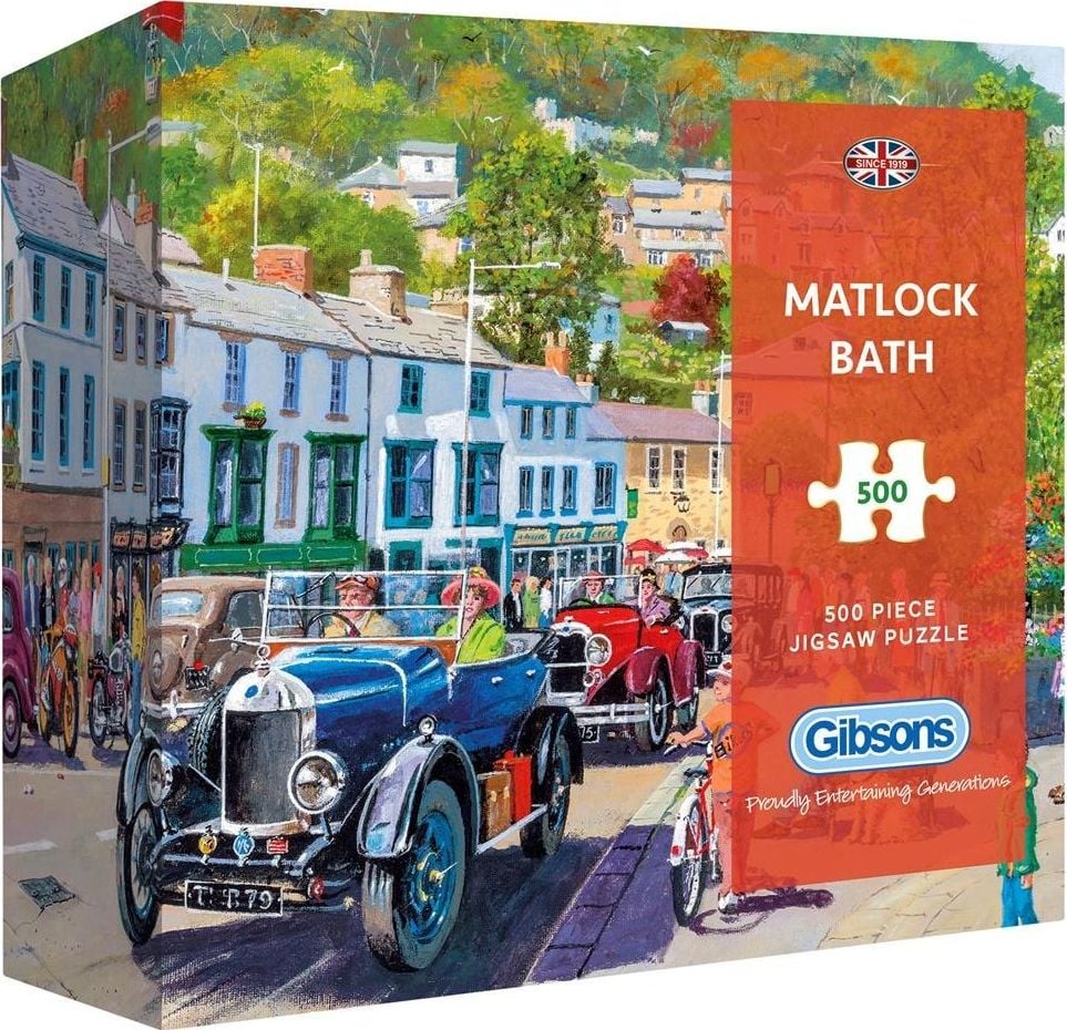 Gibsons Puzzle 500 Matlock Bath/Derbyshire/Anglia G3