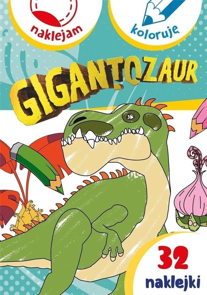 Gigantozaur. Pictez și colorez