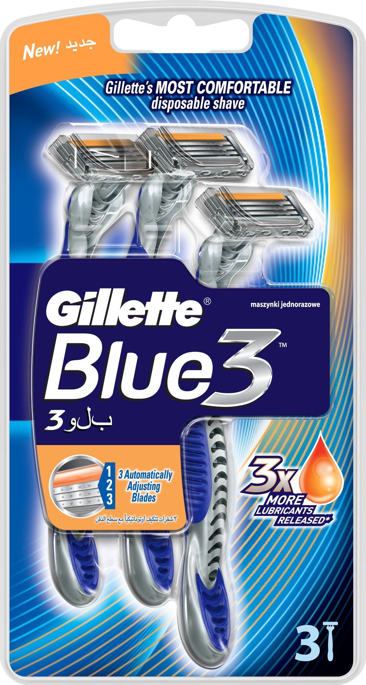 Gillette Blue3 Razor 3 buc