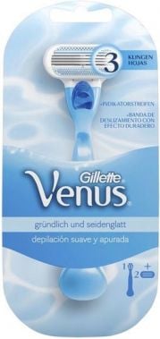 Aparat de ras Gillette Venus + cartus 1 buc,Reutilizabil, Cu bandă hidratantă