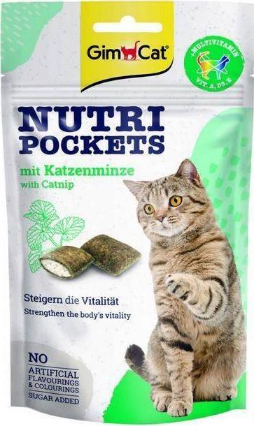 Gimcat Gimcat Nutri Pockets 60g Catnip Multivit