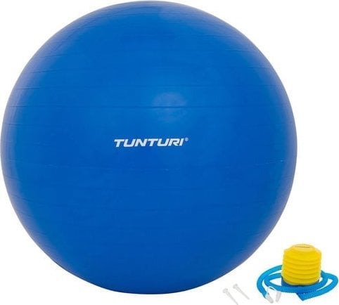 Gimnastikos kamuolys su pompa Tunturi 55 cm, mėlynas