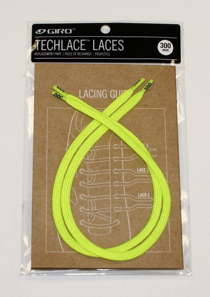 GIRO TECHLACE Laces șireturi evidenția 235mm galben